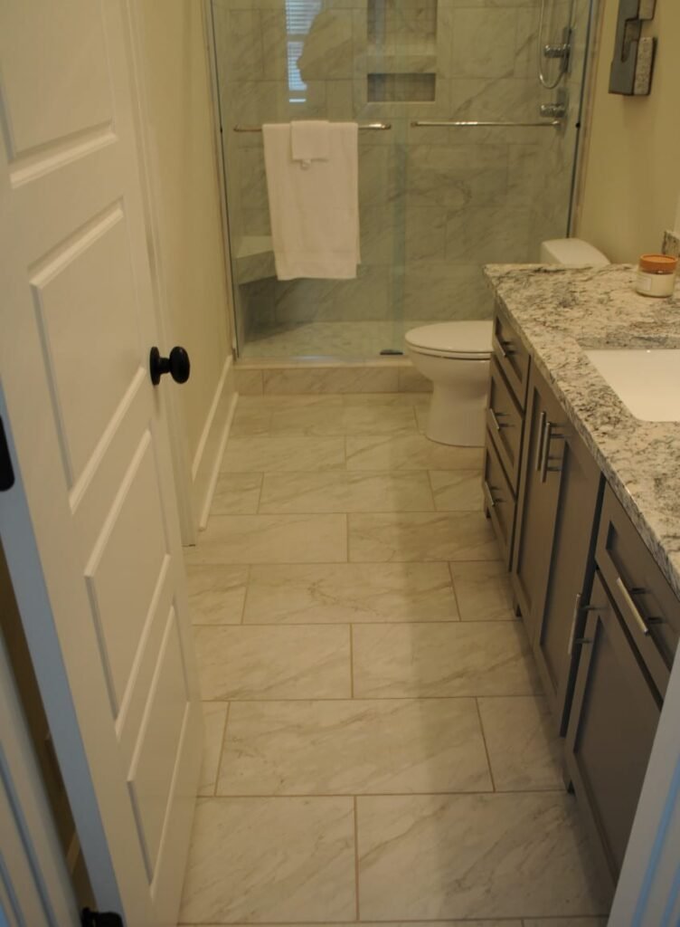 Guest Bath Floor