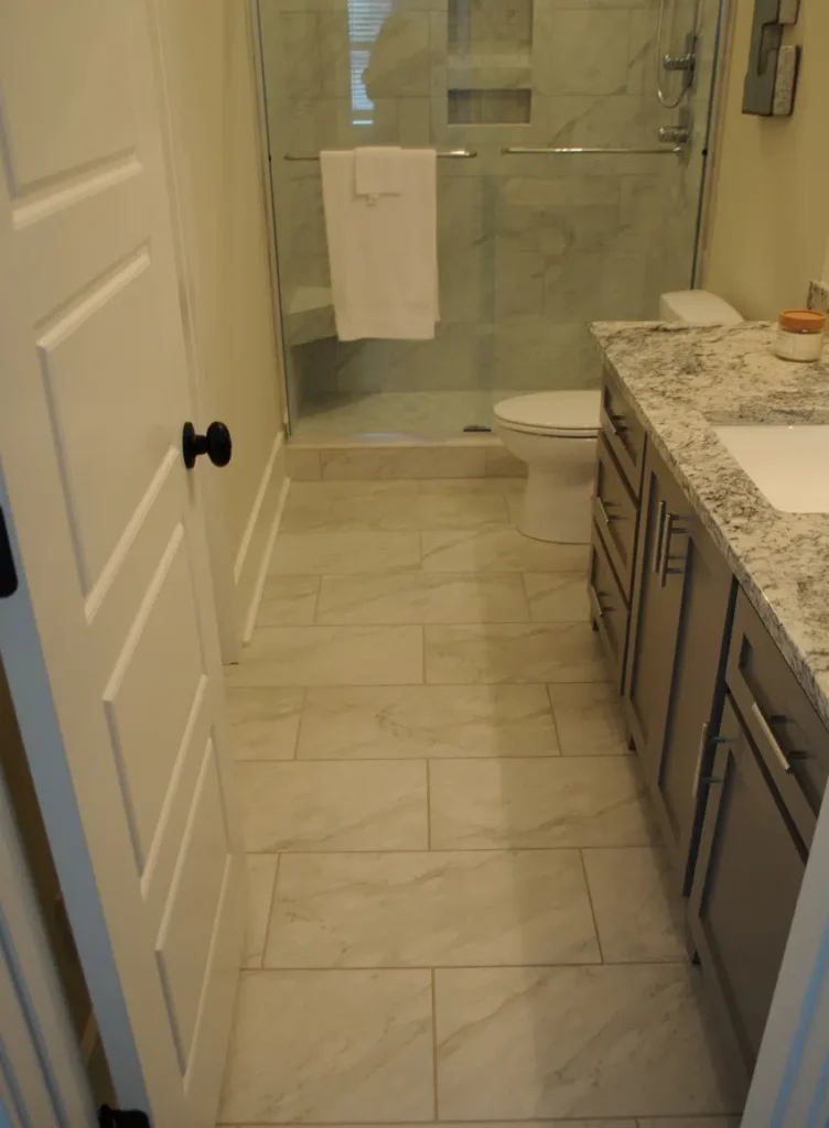 Guest Bath Floor