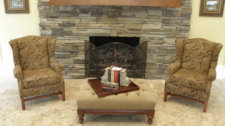 Tile Floor Chimney