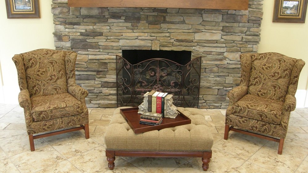Tile Floor Chimney